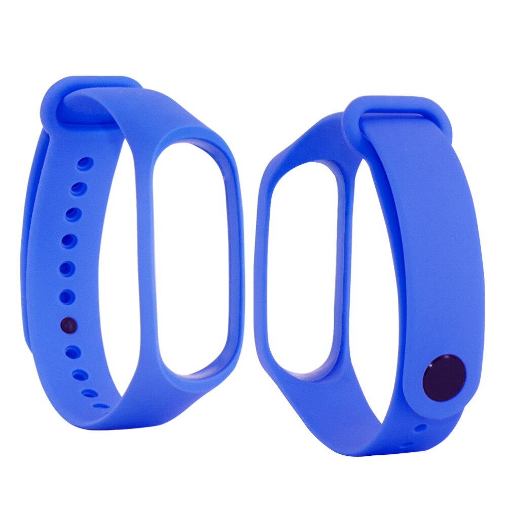 фото Ремешок для смарт-браслета nuobi original для xiaomi mi band 3 и mi band 4 light/blue