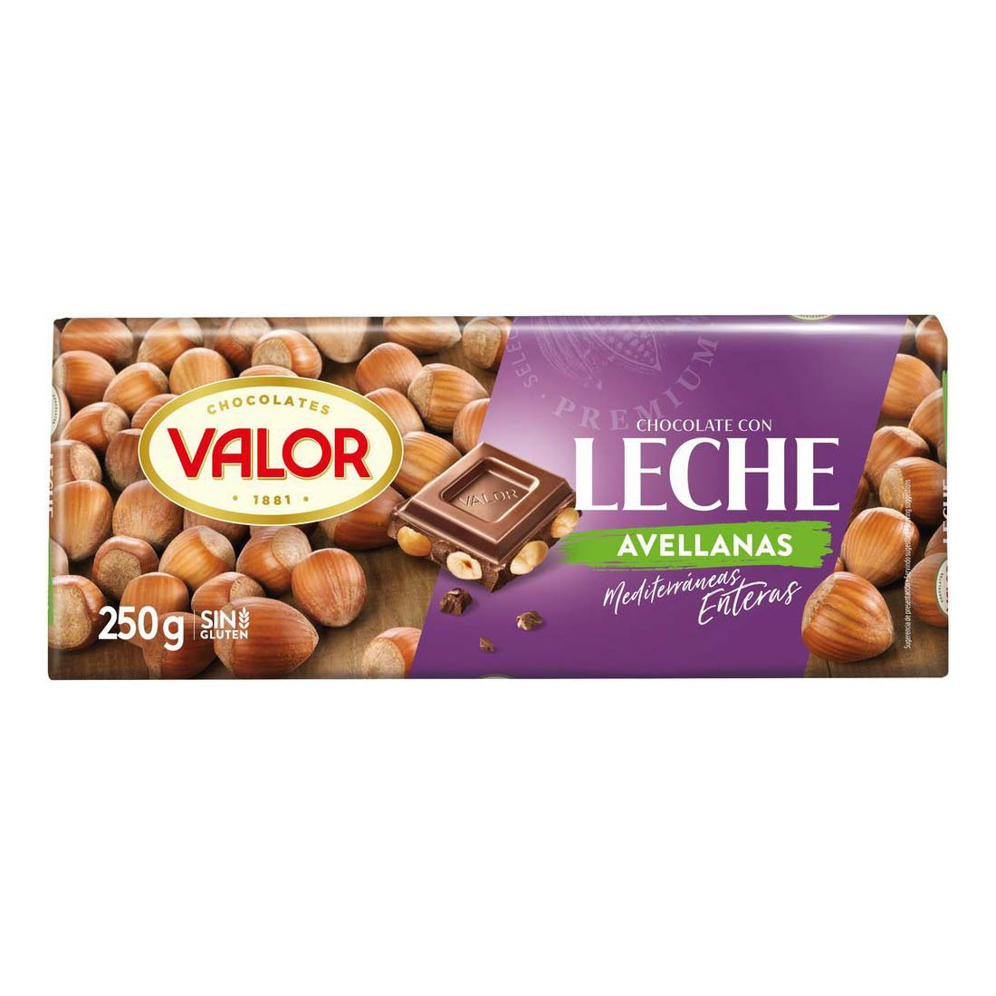 

Шоколад Valor молочный с фундуком 250 г