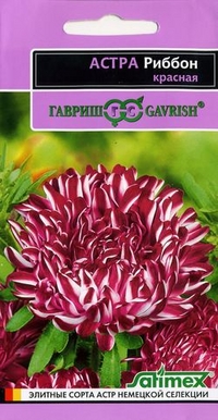 

Семена астра Гавриш Риббон красная 10005916 1 уп.