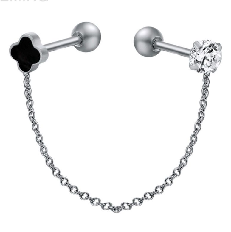 

Пирсинг унисекс 4Love4You PR-MBN-028 серебристый, PR-MBN-028