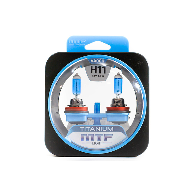 Лампа Галоген H11 12/55w Mtf Titanium 4400k (К-Кт 2 Шт.) MTF HT3423