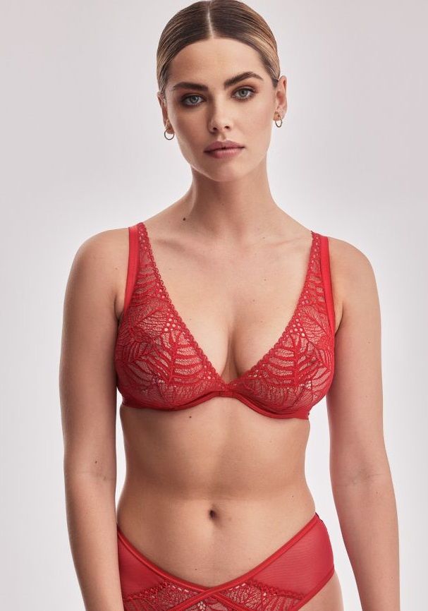 Бюстгальтер женский Alles Beverly M Bralette красный 75D