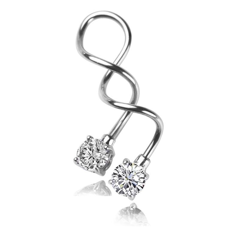 

Пирсинг унисекс 4Love4You PR-TW-007 серебристый, PR-TW-007