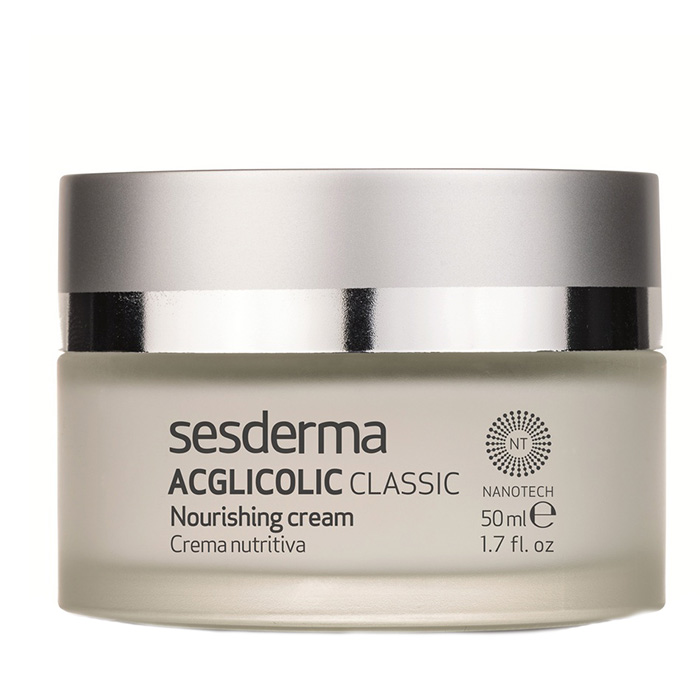 Крем для лица Sesderma Acglicolic Classic Nourishing Cream 50 мл sesderma acglicolic classic moisturizing gel гель увлажняющий для жирной кожи aha 8% 50 мл