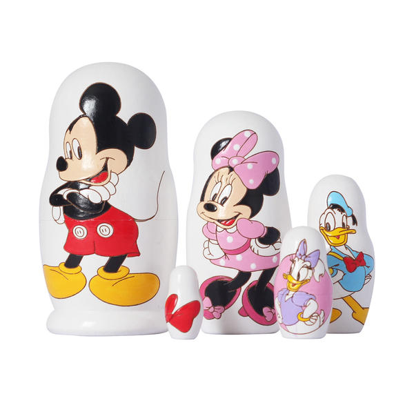 

Матрешка Уланик Микки, 5 мест, Матрешка