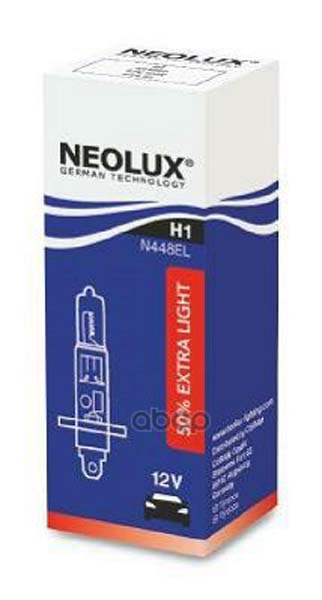 фото Лампа 12v h1 55w 50% p14,5s neolux extra light 1 шт. duobox n448el neolux n448el