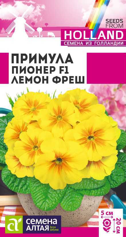 

Примула Пионер Лемон фреш F1, 5 шт. Семена из Голландии