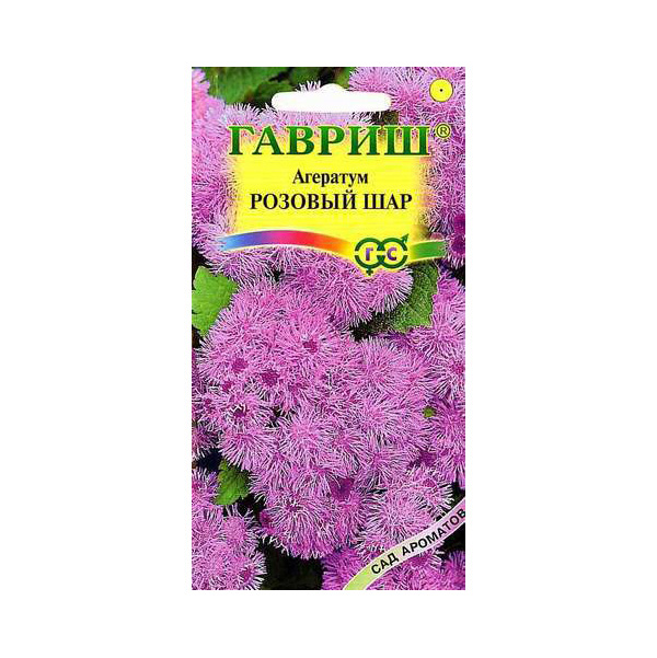 

Семена агератум Гавриш Розовый шар 1107 1 уп.