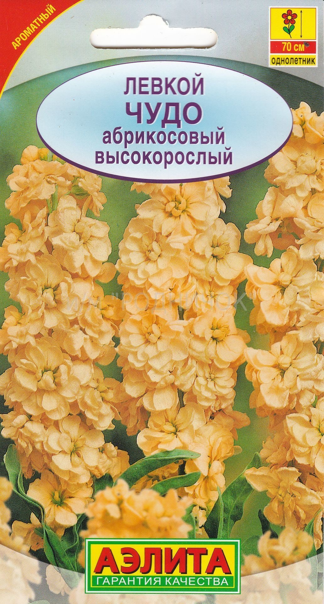 

Семена левкой Аэлита Чудо Абрикосовый 00-00576001 1 уп.