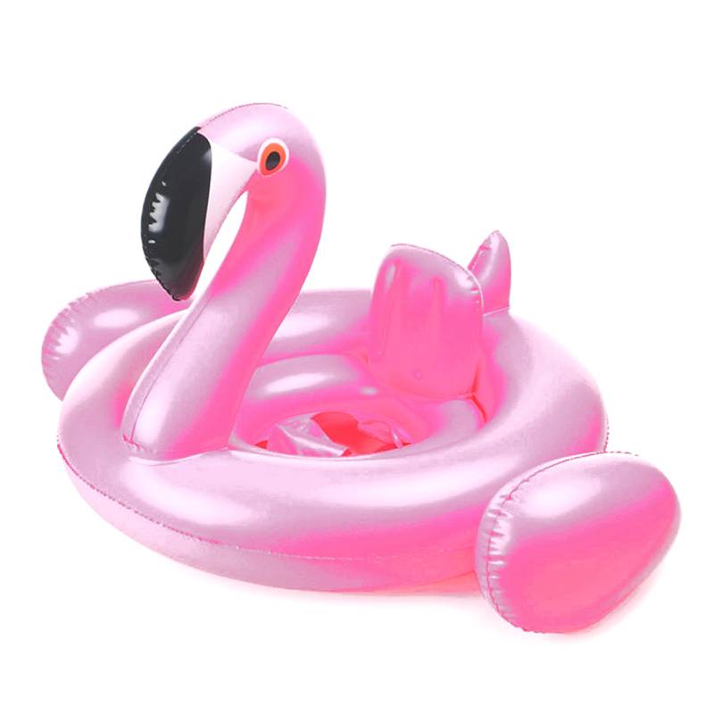 

Надувной детский круг Baziator Фламинго розовый Baby Inflatable Swan, фламинго Baby Inflatable Swan розовый перламутровый