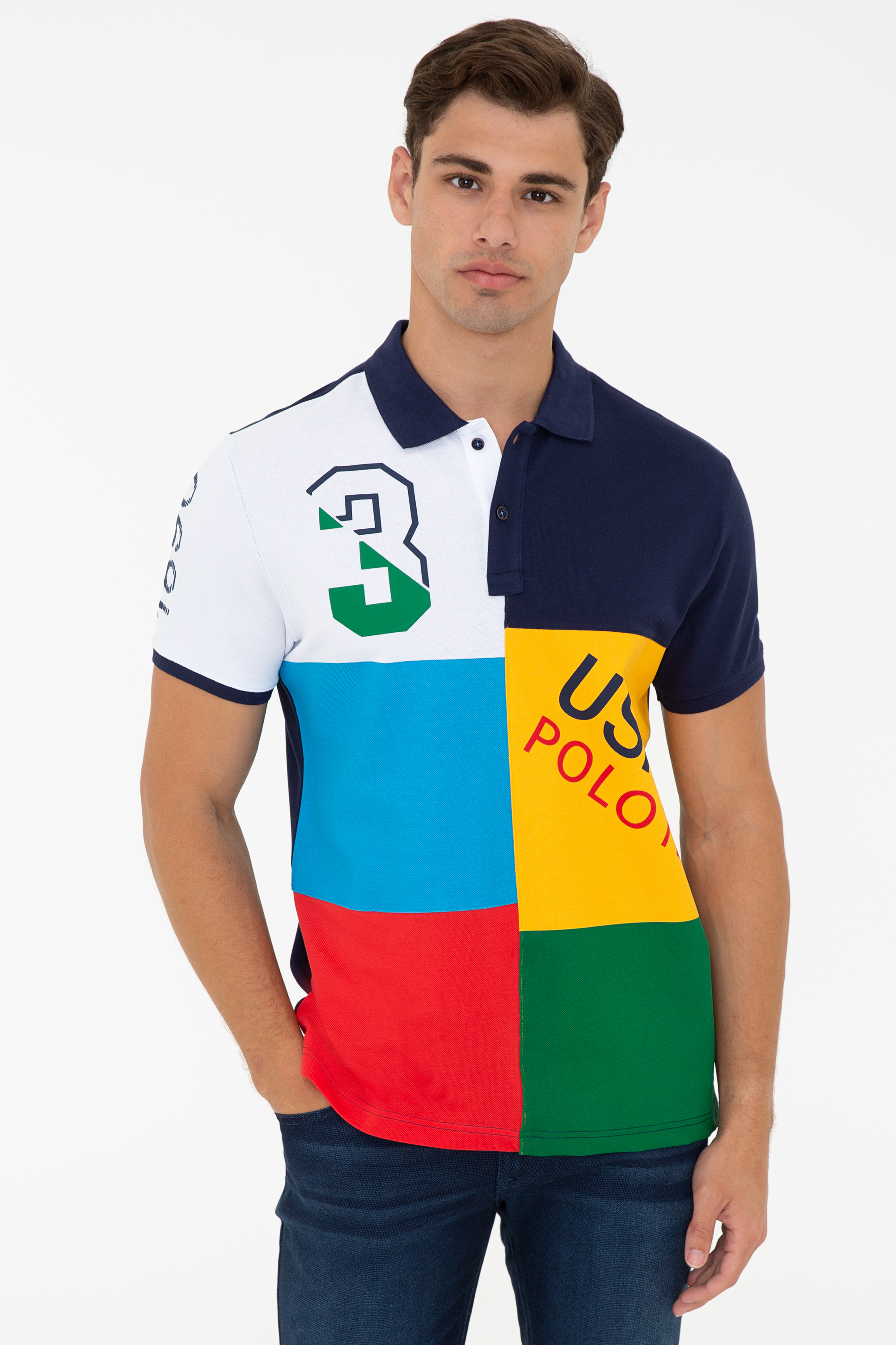 

Футболка мужская U.S. POLO Assn. G081SZ0110BRAD разноцветная 2XL, G081SZ0110BRAD