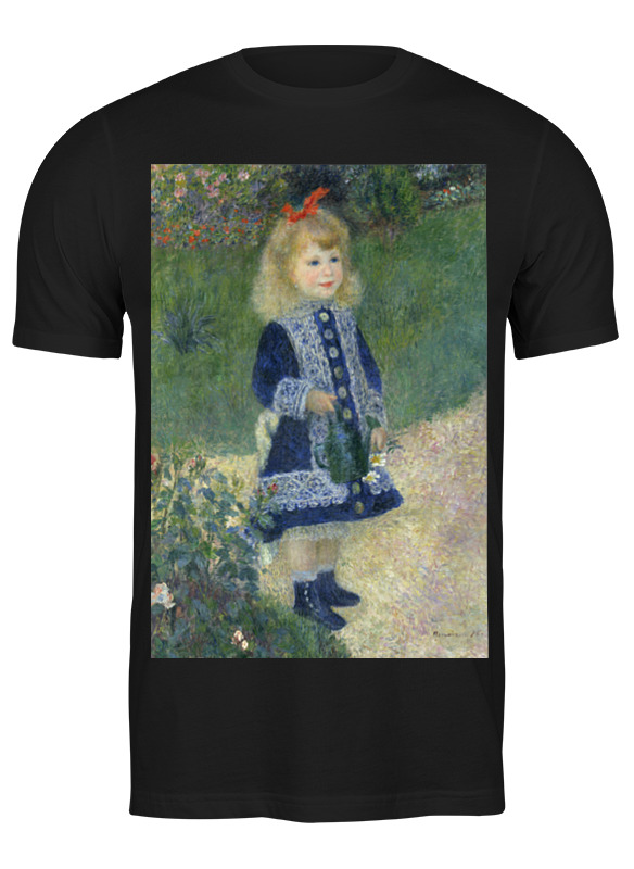 

Футболка мужская Printio Девочка с лейкой (пьер огюст ренуар) черная M, Черный, Девочка с лейкой (пьер огюст ренуар)