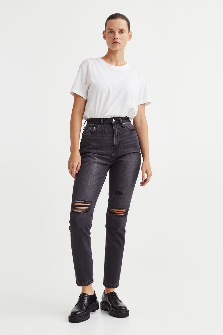 

Джинсы женские H&M 1030453001 черные 46 EU (доставка из-за рубежа), 1030453001