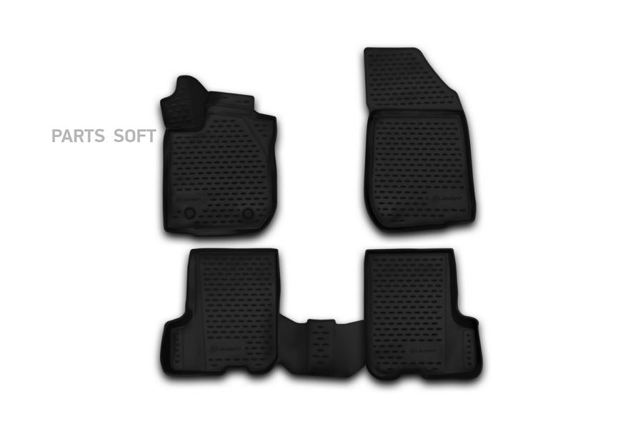 

Коврики в салон RENAULT SANDERO, SANDERO STEPWAY 14=> 4 шт. 3D