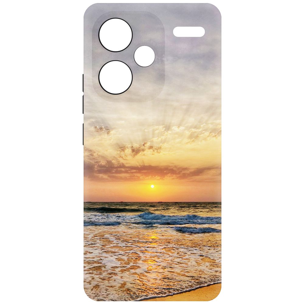 

Чехол-накладка Krutoff Soft Case Индия, Пляжи Гоа для Xiaomi Redmi Note 13 Pro+ 5G черный