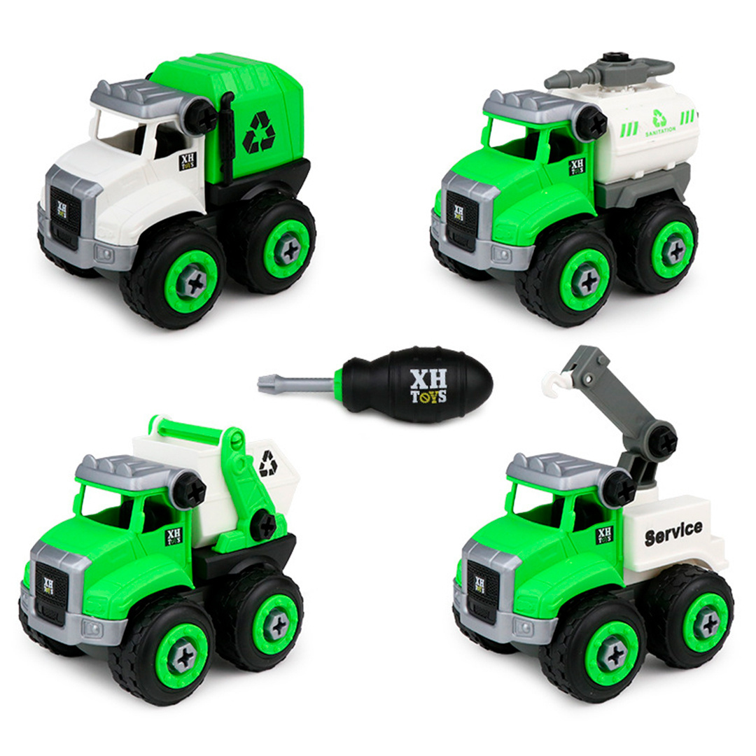 

Набор разборных машинок Neposeda Toys Городская уборочная Спецтехника с отвёрткой
