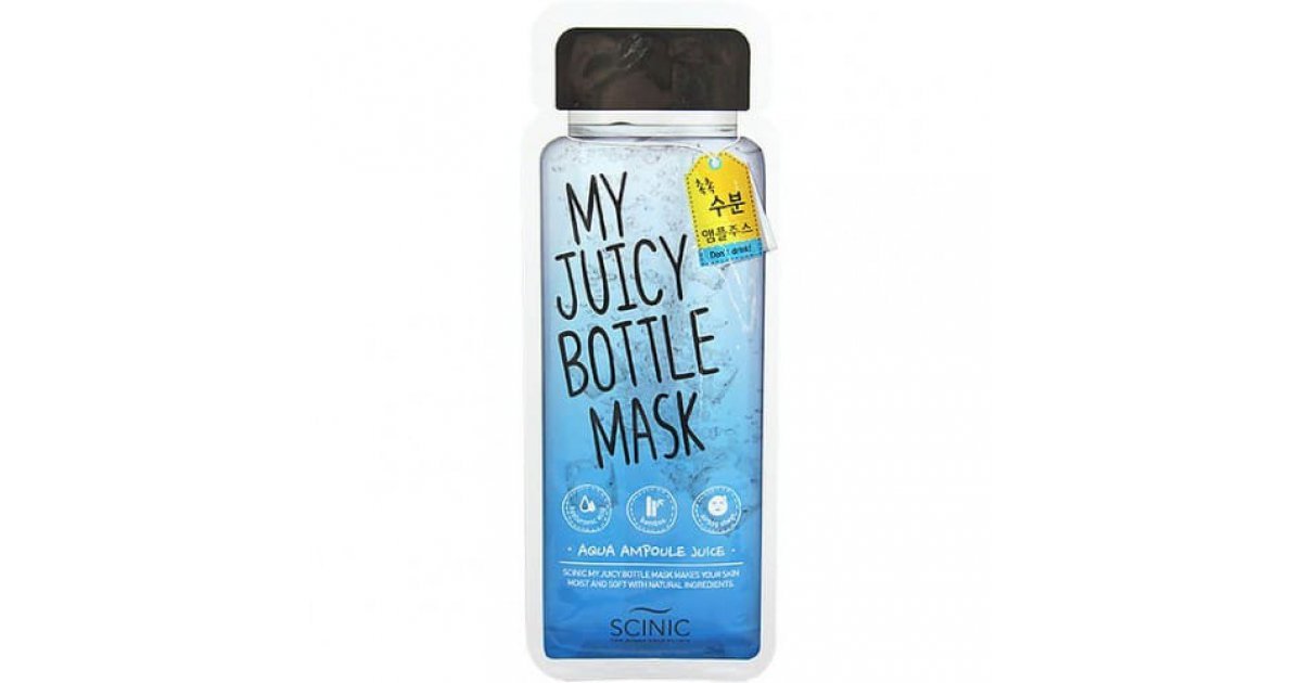 Купить Тканевая маска для лица Scinic My Juicy Bottle Mask Aqua Ampoule, 20 мл, SCINIC_161