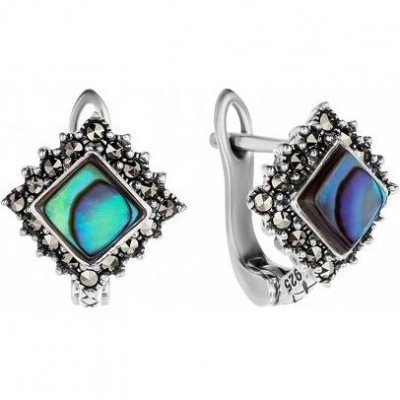 

Серьги из серебра с марказитом Марказит HE865-12822, HE865-12822