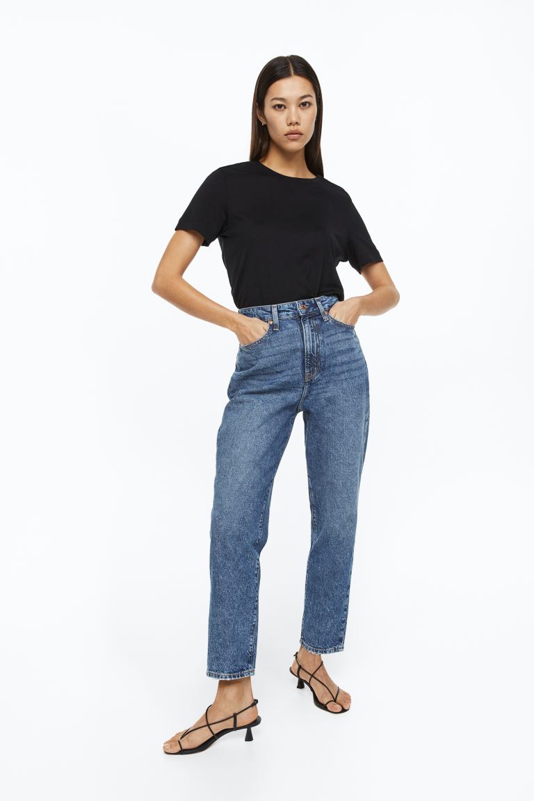 

Джинсы женские H&M 1030453013 синие 34 (доставка из-за рубежа), Синий, 1030453013