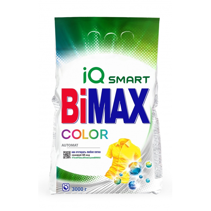 фото Стиральный порошок bimax color, автомат, 3 кг