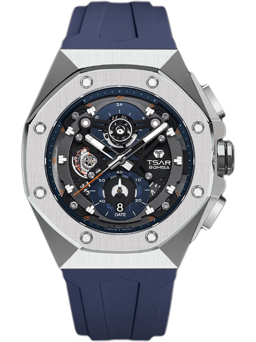 Наручные часы мужские TSAR BOMBA TB8801Q-03 синие