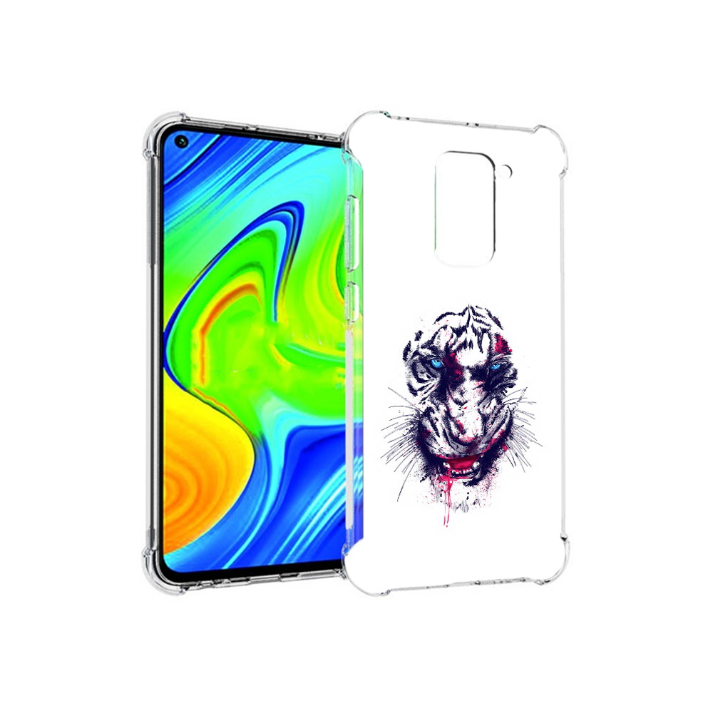 Чехол MyPads Tocco для Xiaomi Redmi Note 9 безумный тигр (PT150805.258.228)