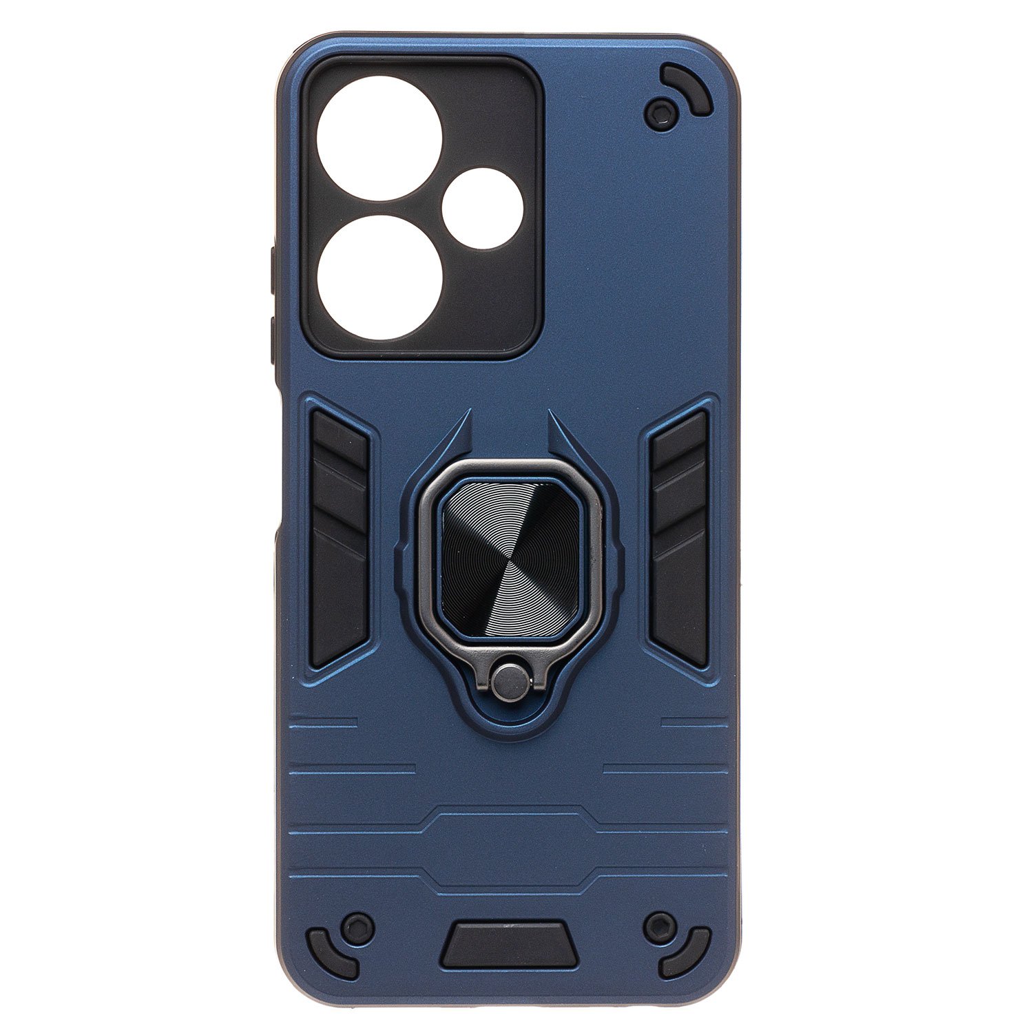 

Чехол для Infinix Hot 30i (X669D) силиконовый противоударный с кольцом синий