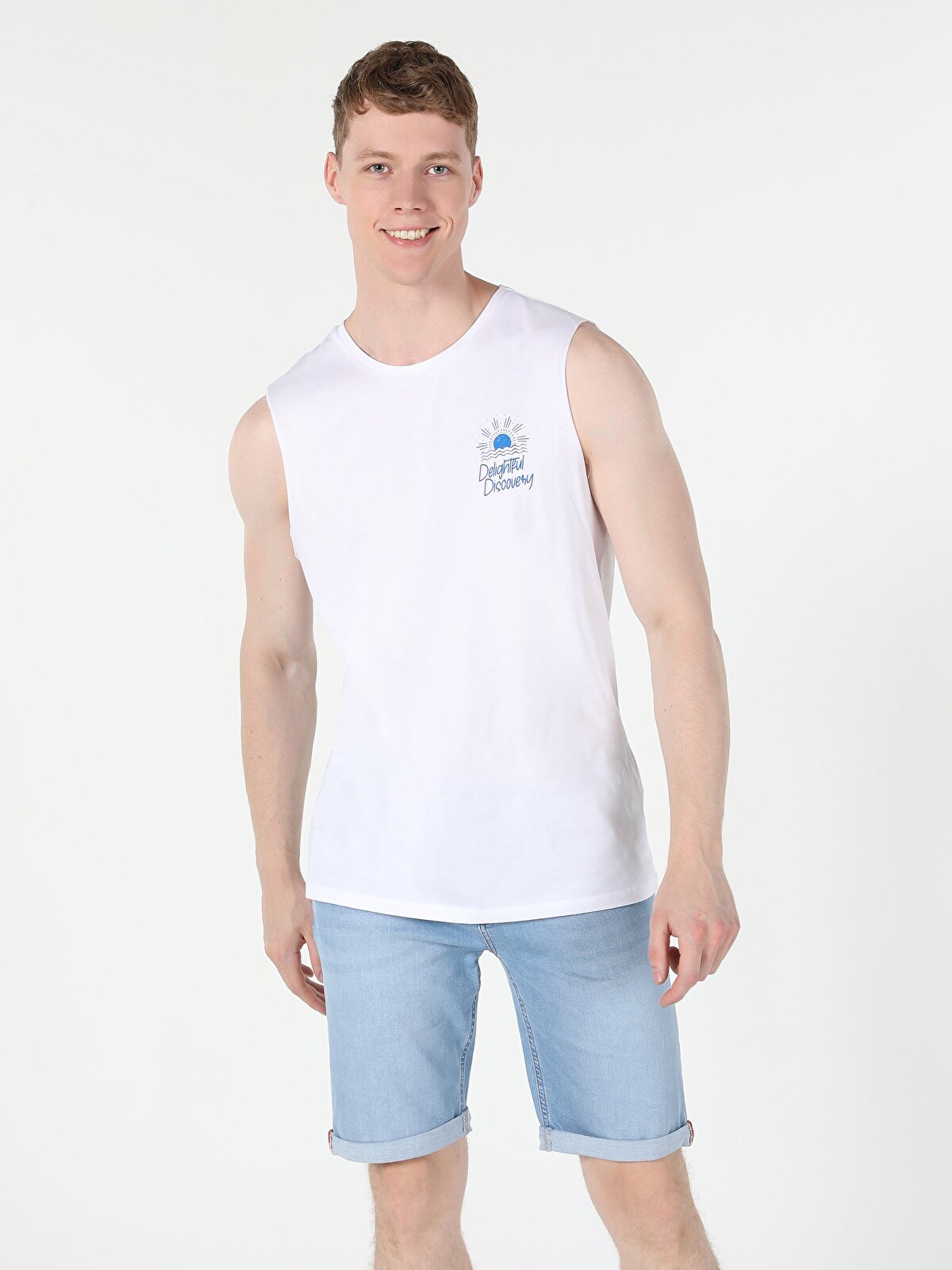 

Майка мужская Colins CL1059131_Q1.V1 белая M, Белый, CL1059131_Q1.V1