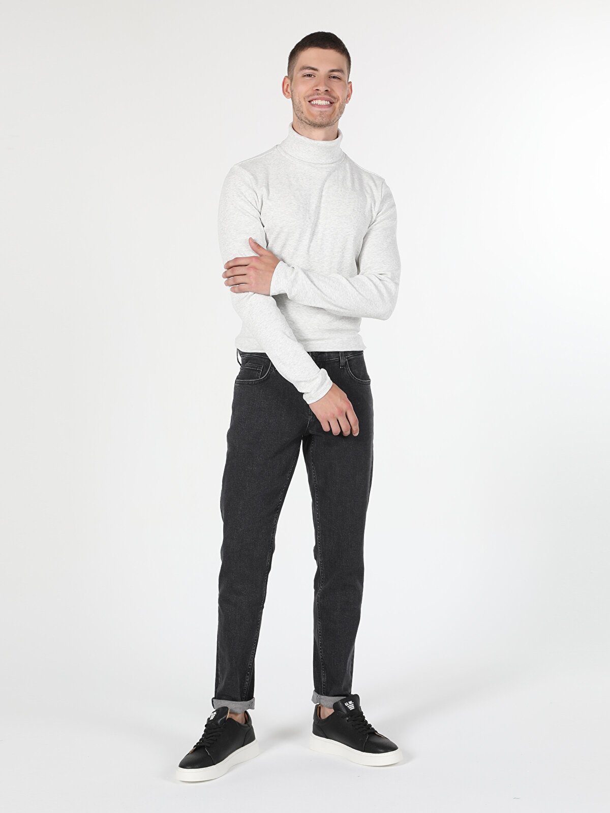 

Водолазка мужская Colins CL1049854_Q1.V1 серая S, CL1049854_Q1.V1