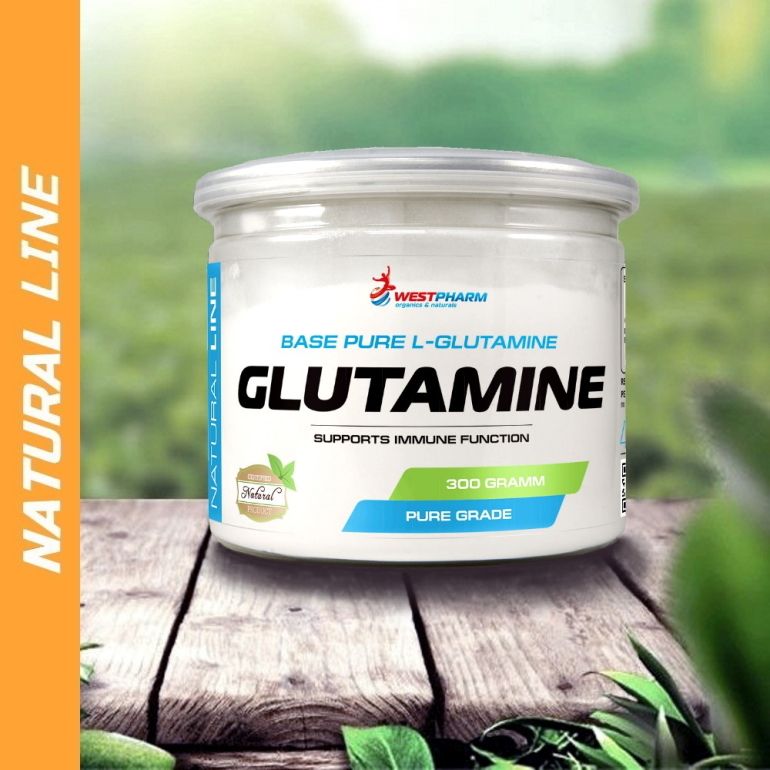 

Глютамин WestPharm Natural Line Glutamine 300 г, 60 порций, Natural Line Glutamine 300 г