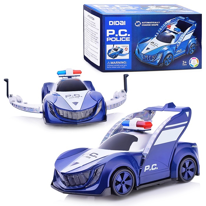 

Oubaoloon 21х11,5х10 см, произвольное движение, свет, звук, на батарейках, Синий, 21х11,5х10 см, произвольное движение, свет, звук, на батарейках