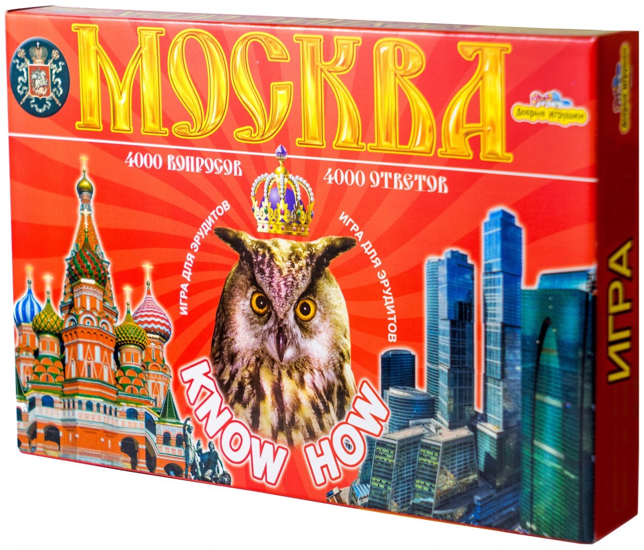 

Настольная игра -викторина «Все о Москве» 4000 вопросов-ответов 12876836