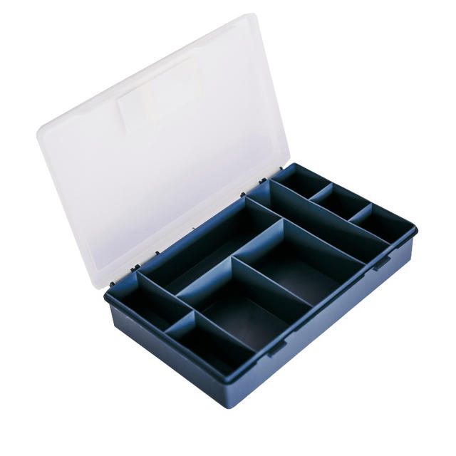 Органайзер для хранения Jettools 280х185х50 мм (9 ячеек) органайзер для хранения ватных палочек и дисков с крышкой 2 секции 12 5 × 7 3 × 13 5 см в картонной коробке прозрачный