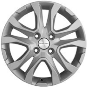 

Колесный диск Khomen Wheels KHW1503 (FS) 6xR15 ET50 4*100 D60.1, Серебристый