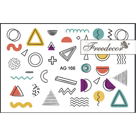 

Набор, Freedecor, Слайдер-дизайн «Аэрография» №166, 3 шт.