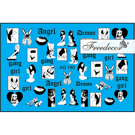 

Набор Freedecor Слайдер-дизайн Аэрография №180, 3 шт.