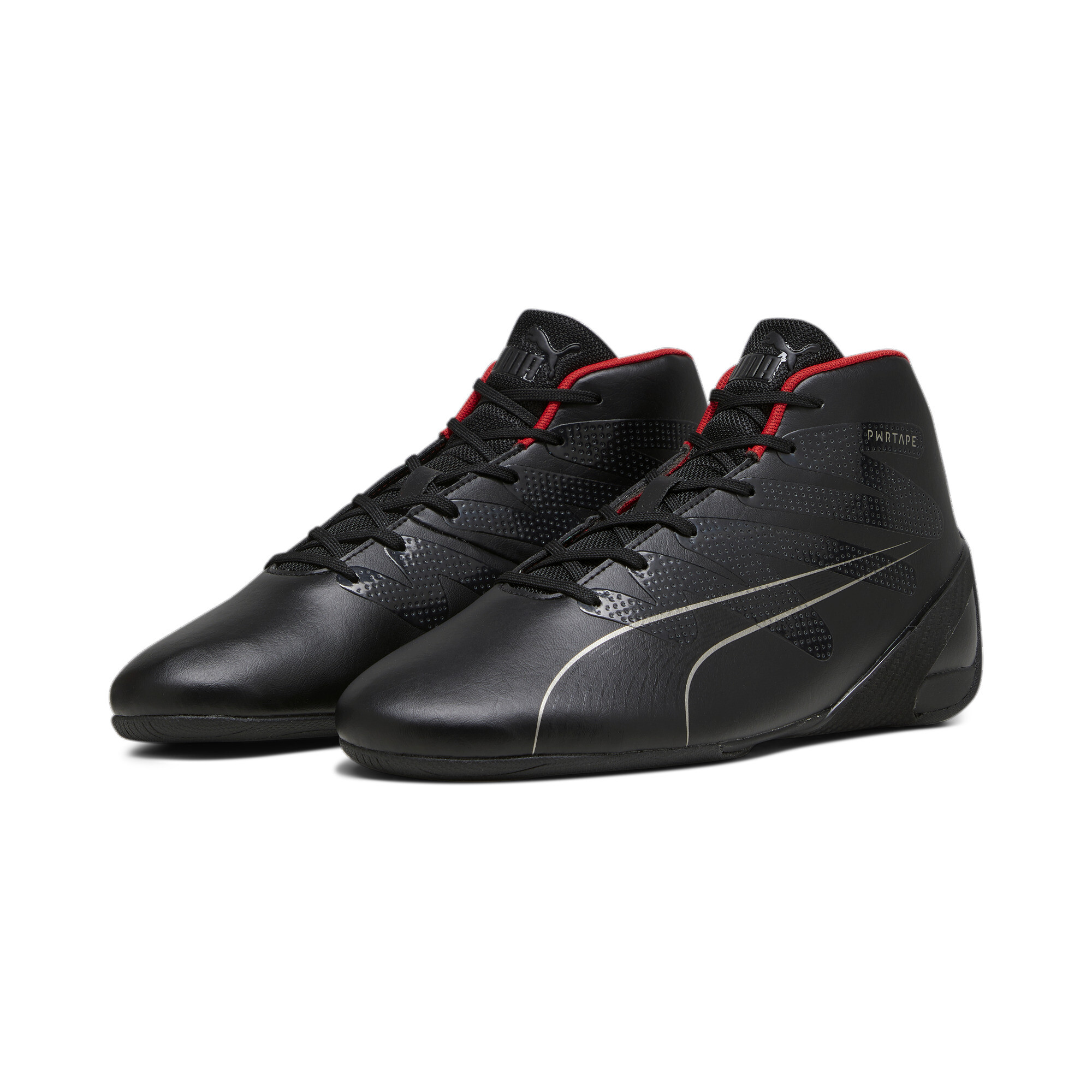 Кроссовки унисекс PUMA Ferrari Carbon Cat Mid черные 8 UK черный