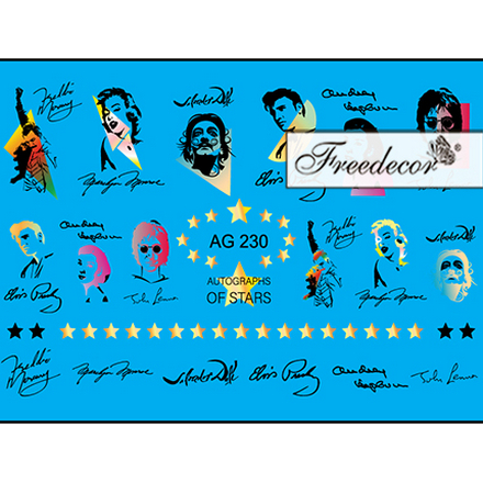 

Набор Freedecor Слайдер-дизайн Аэрография №230, 3 шт.