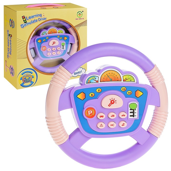 

Oubaoloon 25х25х10,5 см, 7 звуковых кнопок, свет, в коробке, Розовый, 25х25х10,5 см, 7 звуковых кнопок, свет, в коробке