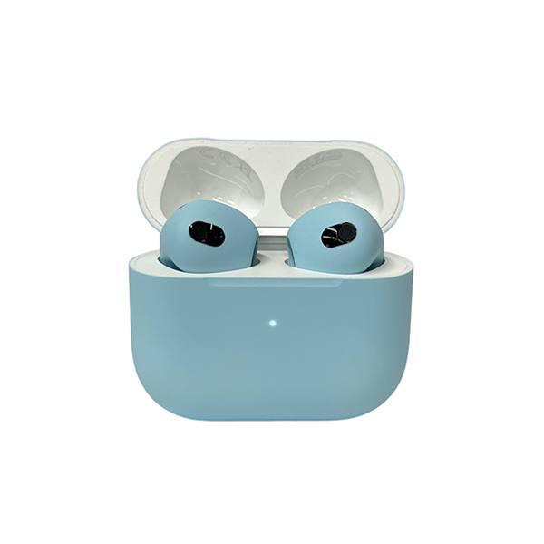 фото Беспроводные наушники apple airpods 3 color (небесно-голубой)