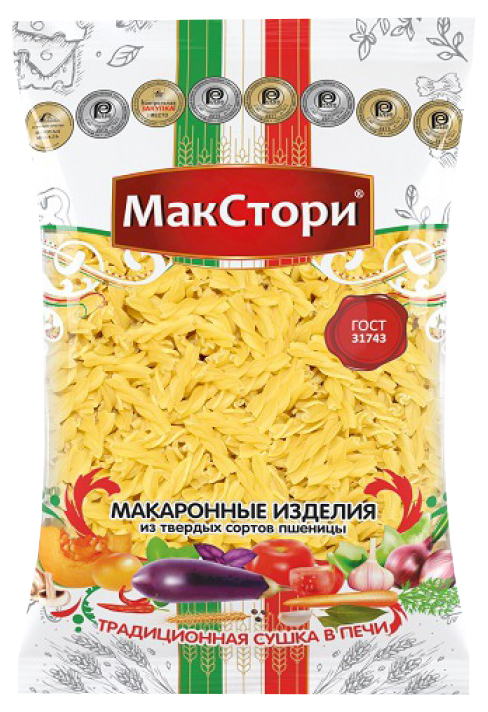 

Макаронные изделия МакСтори Спираль 400 г