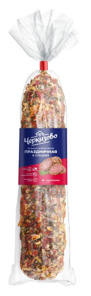 

Колбаса Черкизово Праздничная в специях сырокопченая
