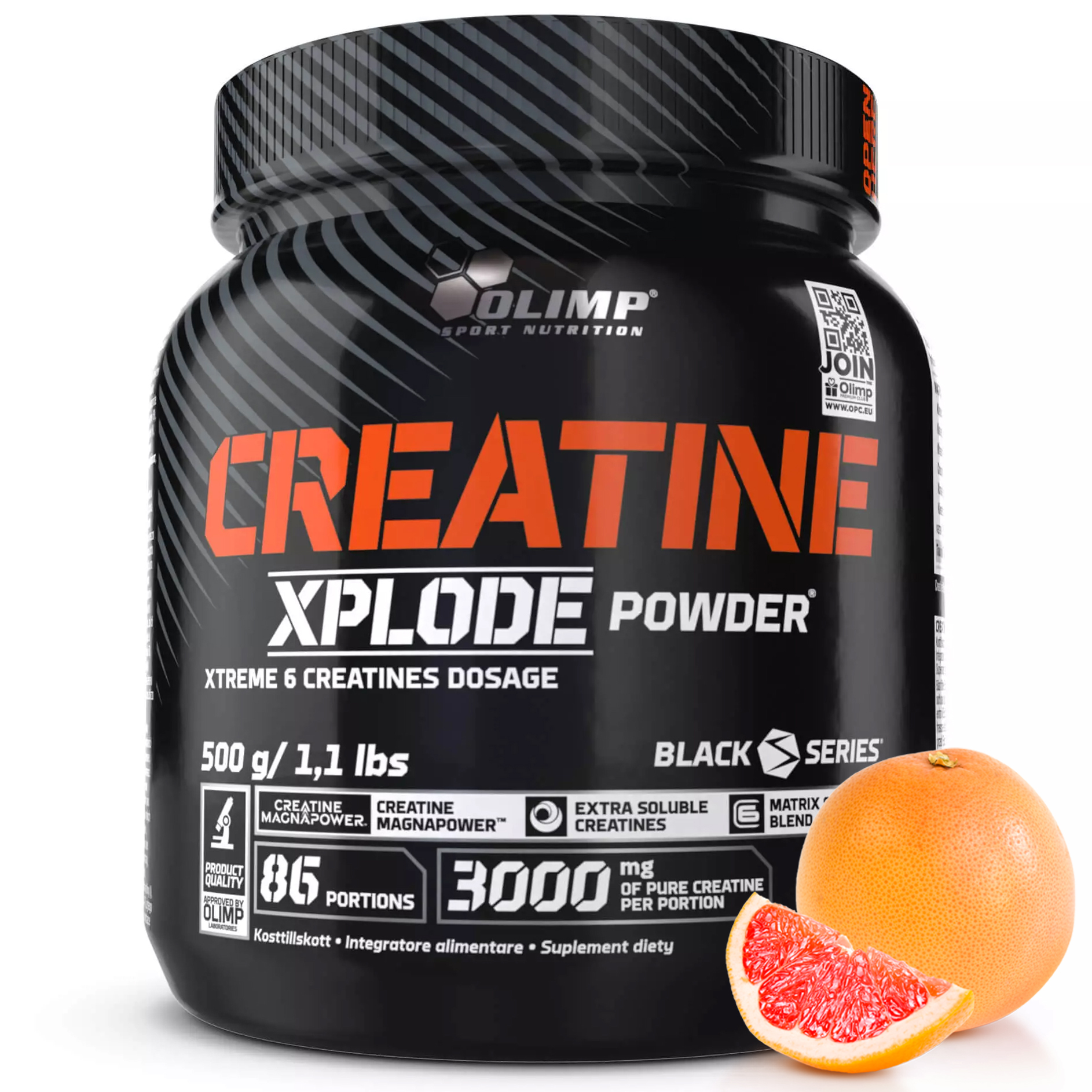 Креатиновый комплекс Olimp Creatine Xplode Powder - 500 г, грейпфрут