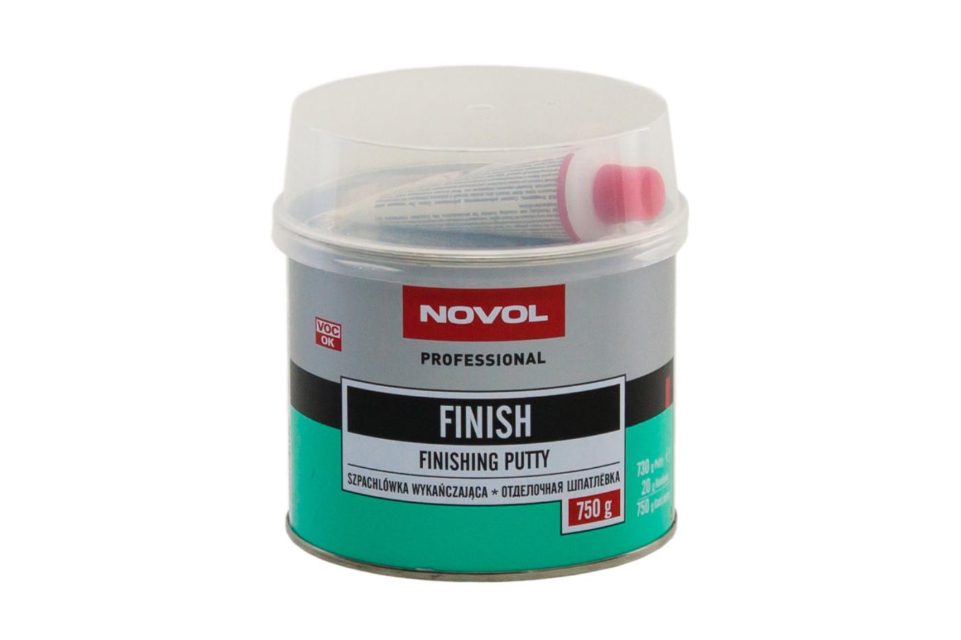 фото Шпатлевка автомобильная novol finish putty 0,75 кг.