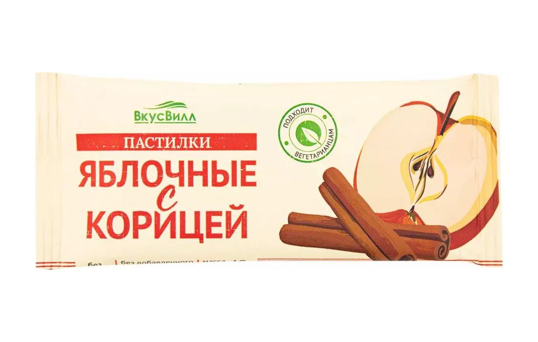 фото Маршмеллоу вкусвилл батончик с корицей 20 г