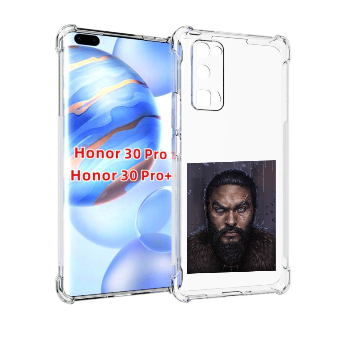 

Чехол бампер MyPads портрет-императора для Honor 30 Pro, Прозрачный, Tocco