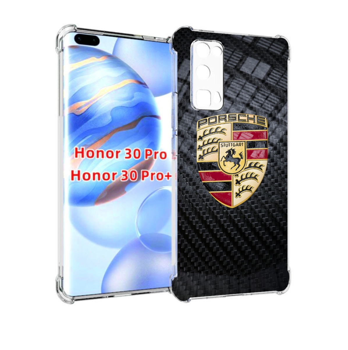 

Чехол бампер MyPads порше porsche 3 мужской для Honor 30, Прозрачный, Tocco