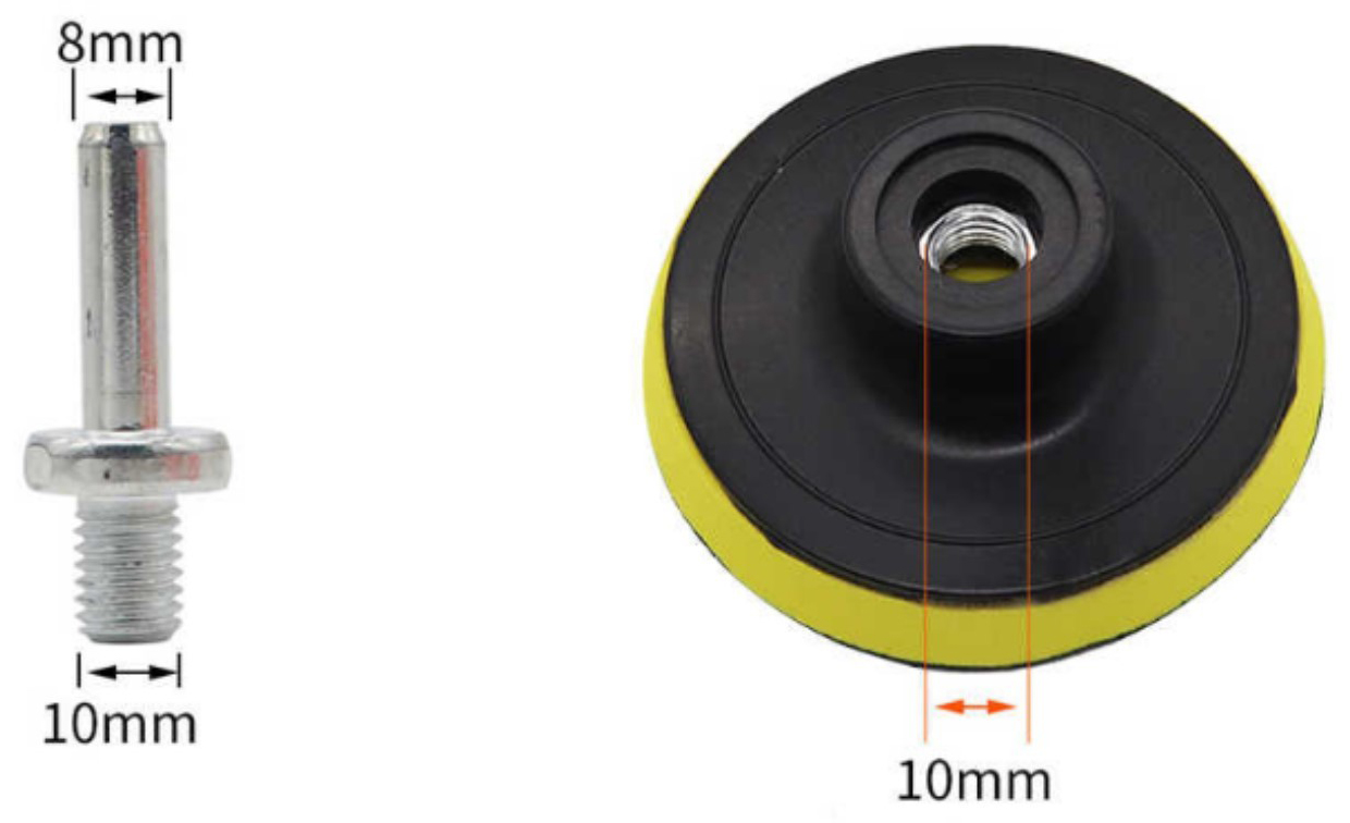 Круг для полировки TORSO, 125 мм, набор 8 предметов