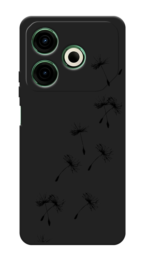 

Чехол Awog на Tecno Pova 6 Neo "Летящие одуванчики", Черный, 309052-1
