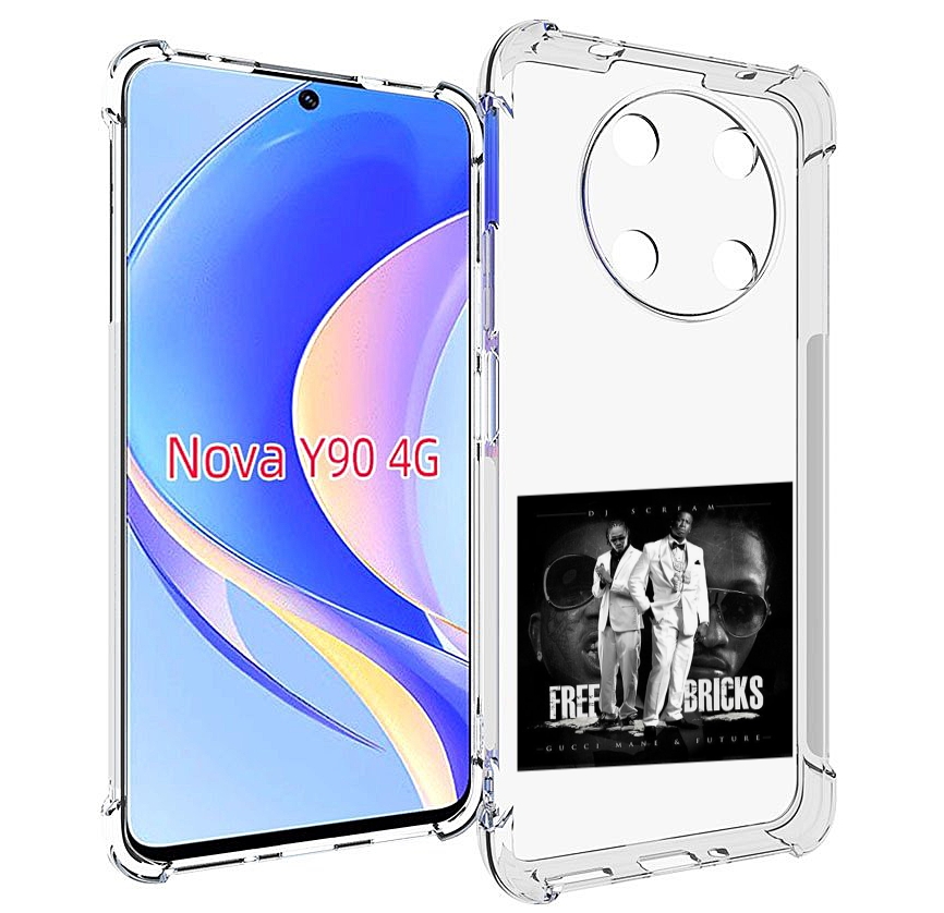 

Чехол MyPads Gucci Mane & Future - Free Bricks для Huawei Nova Y90 (CTR-LX1), Tocco